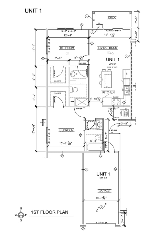 Floor Plans of Riverbank Apartments in Howard, WI